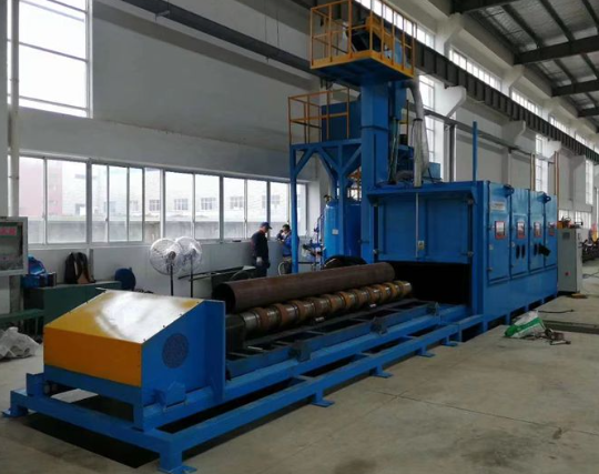 西藏喷砂机在管道除锈中的现场施工应用
